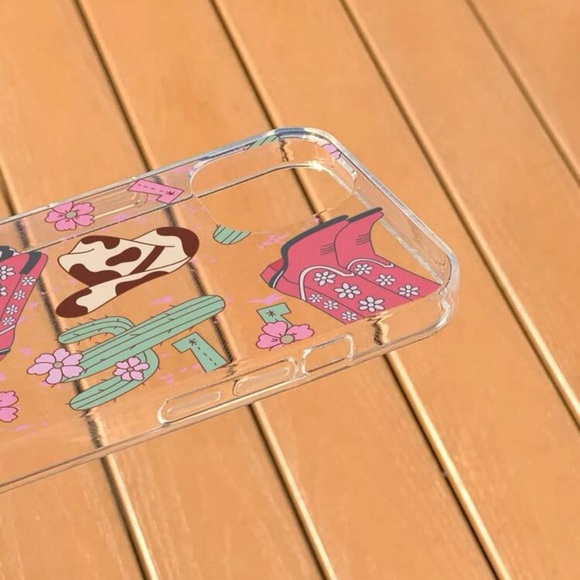 Western Cowboy Hat Transparent Cell Phone Case iPhone 14 plus - Picture 3 of 3